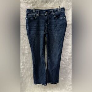 Apt. 9 Blue Skinny Jeans Sleek Fit